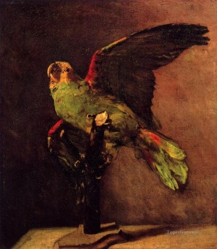  verde Pintura - vincent van gogh el loro verde 1886 aves